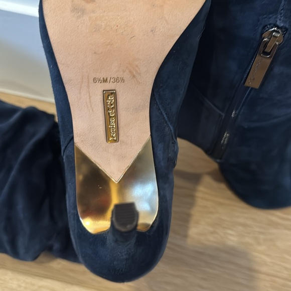 Louise et Cie Blue Suede Stiletto Boots size 6.5 - Picture 3 of 9